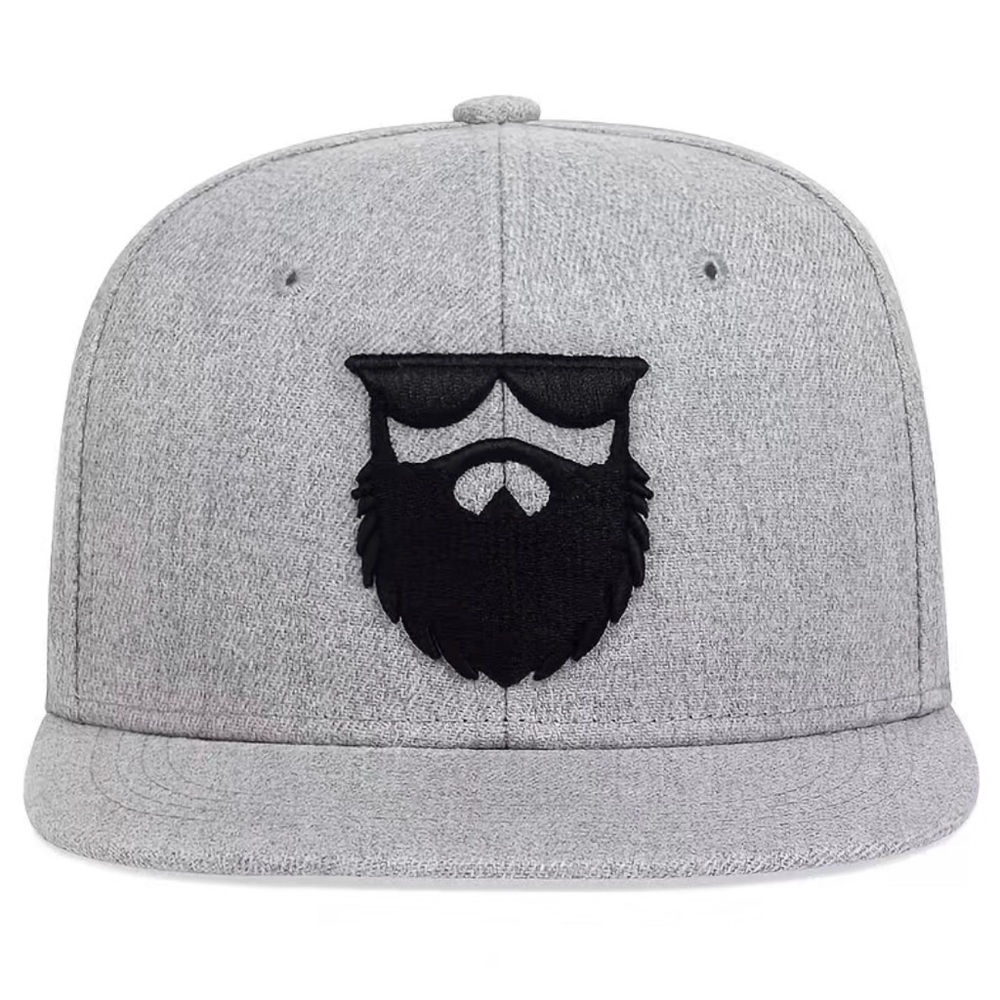 New Men's Casual Beard Embroidered Baseball Cap Hat Hip Hop - Picture 2 of 6